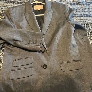 Banana Republic Gray Suit Coat